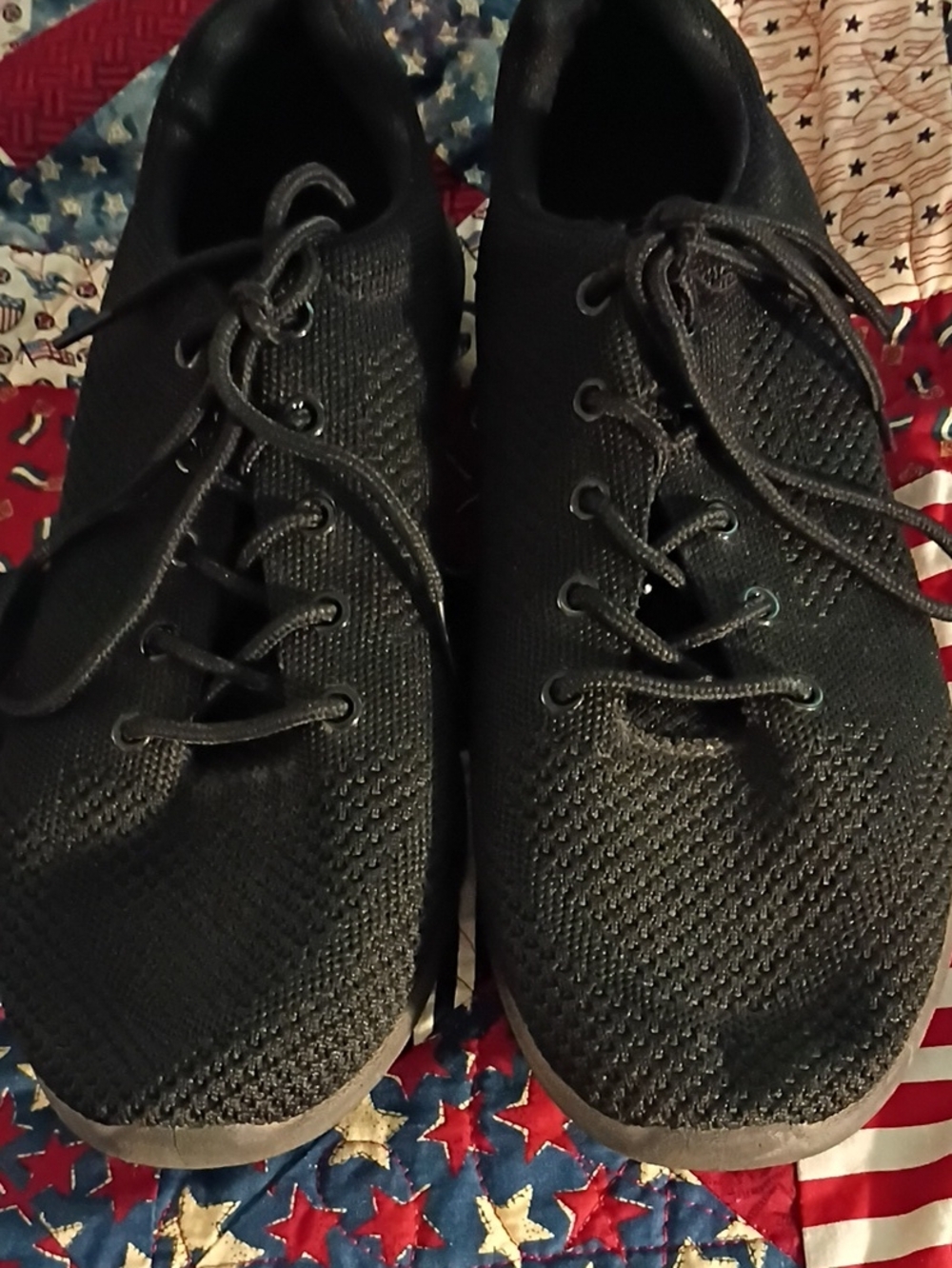 Pro Player Black Knit Athletic Shoes for Men